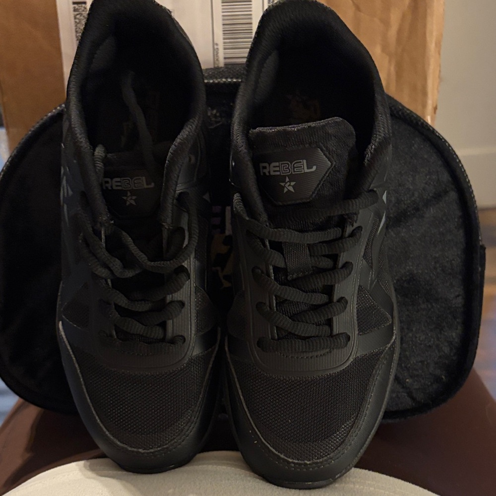 rebels Women's Black Athletic Sneakers - Lightweight Support